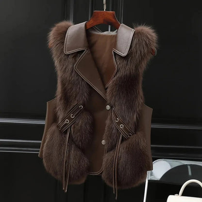 Arctic Fur Coat Vest